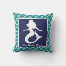 Sirena Azul Turquesa Personaliza Nombre