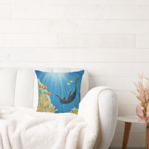 Cojín Decorativo Sirena de gato
