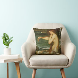 Cojín Decorativo Sirena de John William Waterhouse