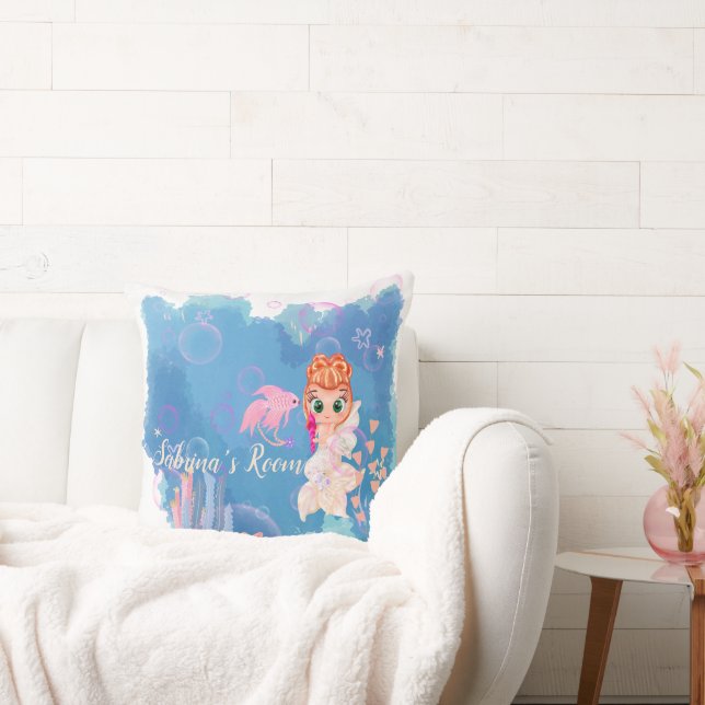 Cojín Decorativo Sirena personalizada (Sofá)