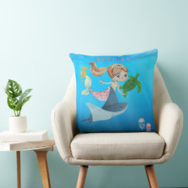 Cojín Decorativo Sirena personalizada