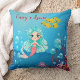 Cojín Decorativo Sirena personalizada