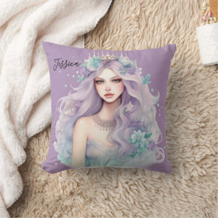 Cojín Decorativo Sirena personalizada