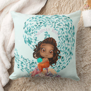 Cojín Decorativo Sirena personalizada