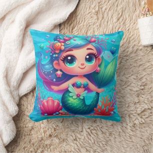 Cojín Decorativo Sirena submarina