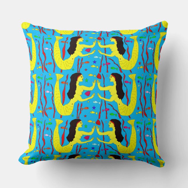 Cojín Decorativo sirenas (Anverso)