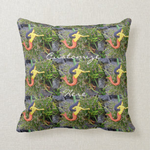 Cojín Decorativo sirenas rojo-atadas del sirena