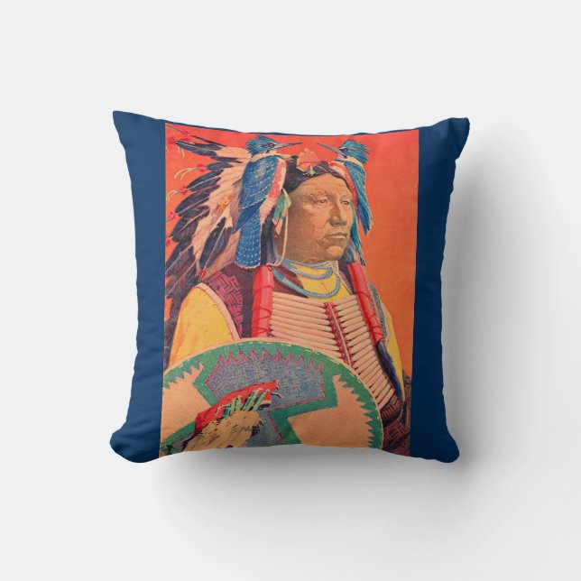 Cojín Decorativo Sitting Bull (Anverso)