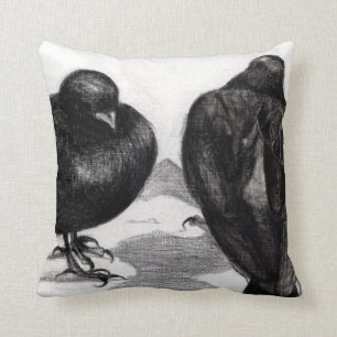 Cojín Decorativo Situación seria 2012 de la paloma