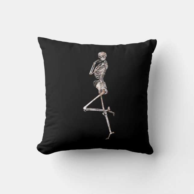 Cojín Decorativo Skeleton Dance Halloween Cute Spooky (Anverso)