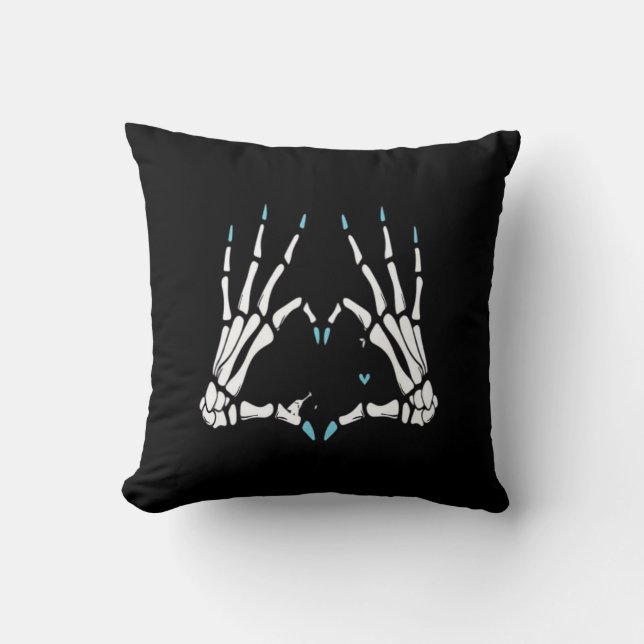 Cojín Decorativo Skeleton Halloween Classic (Anverso)