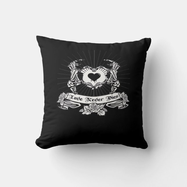 Cojín Decorativo Skeleton Hand Design Classic (Anverso)