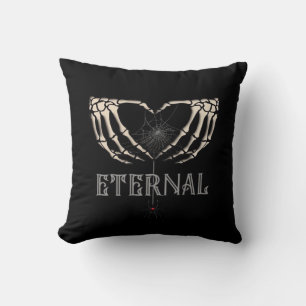 Cojín Decorativo Skeleton Hands Heart Classic