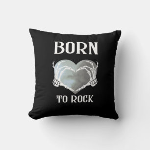 Cojín Decorativo Skeleton Manos Gris Corazón Gráfico Para Clásico