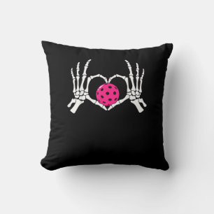 Cojín Decorativo Skeleton manos Rótulo de corazón Funny Pickle Vale
