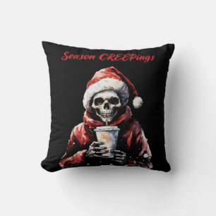 Cojín Decorativo Skeleton Navidades de la temporada de Creeping