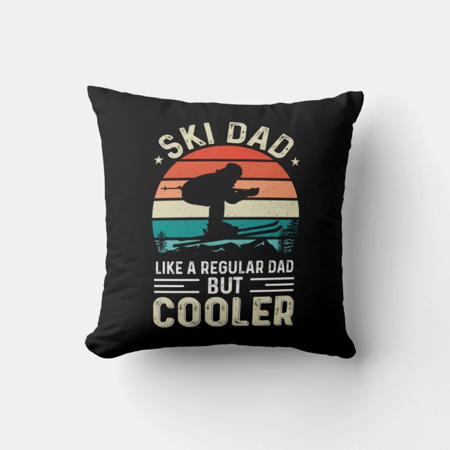 Cojín Decorativo Ski Dad (Anverso)