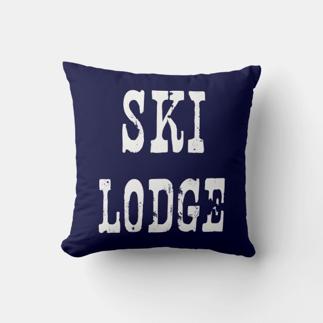 Cojín Decorativo Ski Lodge Navy (Anverso)