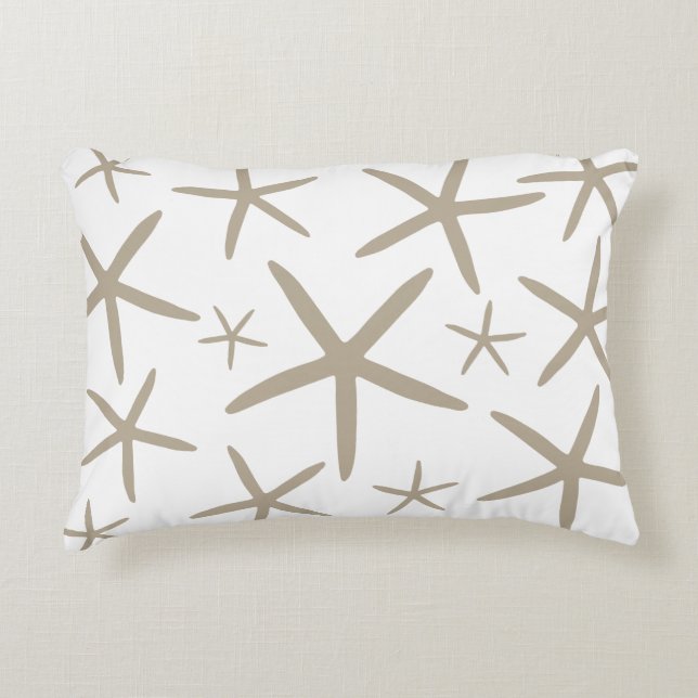 Cojín Decorativo Skinny Starfish | Tan Sand (Anverso)
