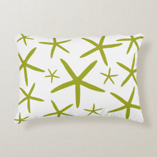 Cojín Decorativo Skinny Starfish   Verde Chartreuse