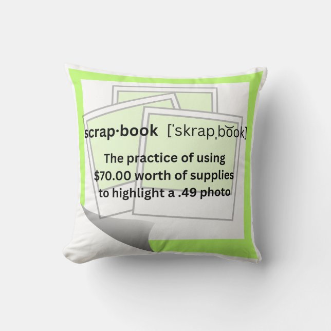 Cojín Decorativo Skrap-book (Anverso)