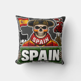 Cojín Decorativo SkullCostume Edicion Mundial: España