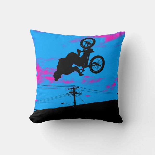 Cojín Decorativo Sky Trekking - BMX Rider (Anverso)