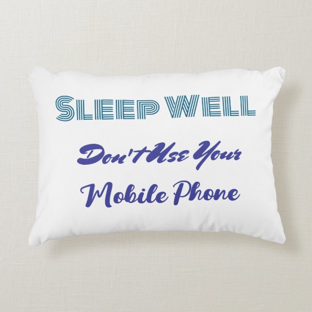 Cojín Decorativo Sleep Well Vibe Pillow (Anverso)