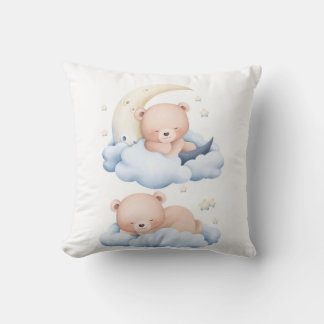 Cojín Decorativo Sleepy Panda Duo Pillow – Cute Two Panda Bears Sle