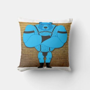 Cojín Decorativo SlipperyJoe's gay musgo personalizado thong leathe