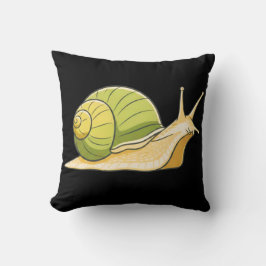 Cojín Decorativo Slow and Steady Snail-Calm Everyday Comfort Décor