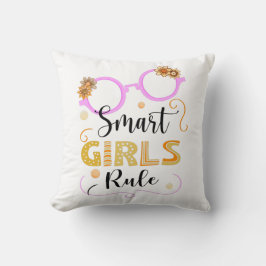 Cojín Decorativo Smart Girls Rule