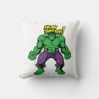 Cojín Decorativo ¡SMASH! Fuerza imparable Poder de la ira Diseño