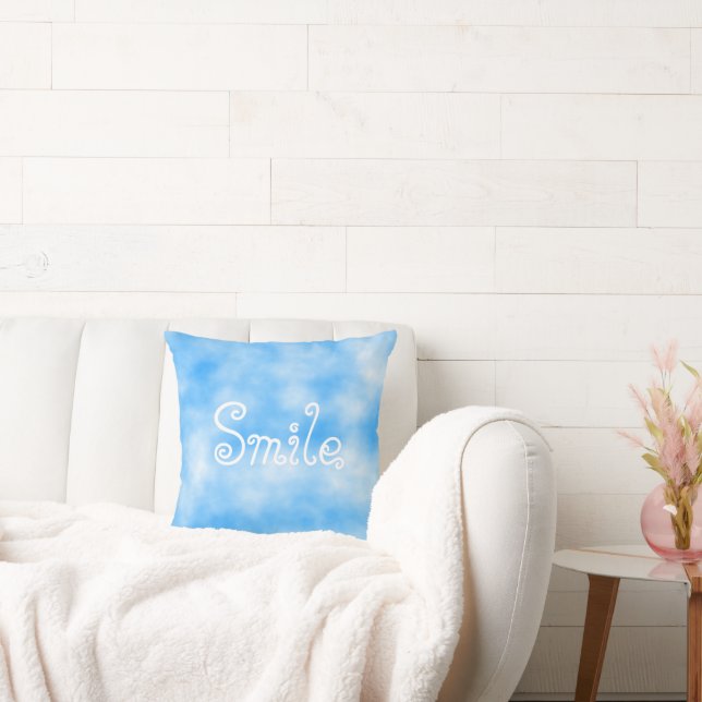 Cojín Decorativo Smile-Throw Pillow (Sofá)
