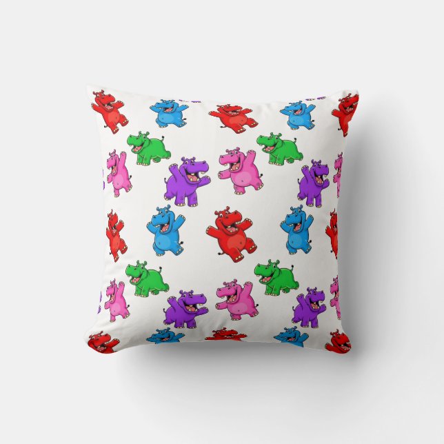 Cojín Decorativo Smiling Hippo Collection (Anverso)