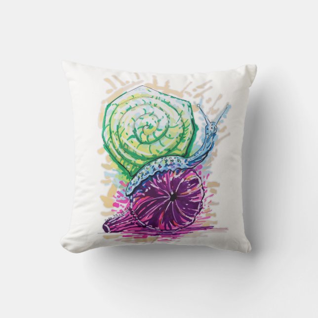 Cojín Decorativo Snail in the Fig (Anverso)