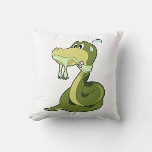 Cojín Decorativo Snake divertida