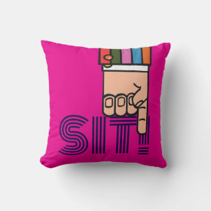 Cojín Decorativo Snazzy Apinting Finger