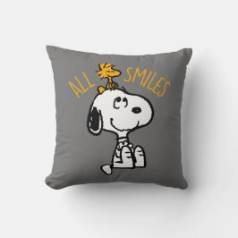Cojín Decorativo Snoopy & Woodstock - Todas las sonrisas