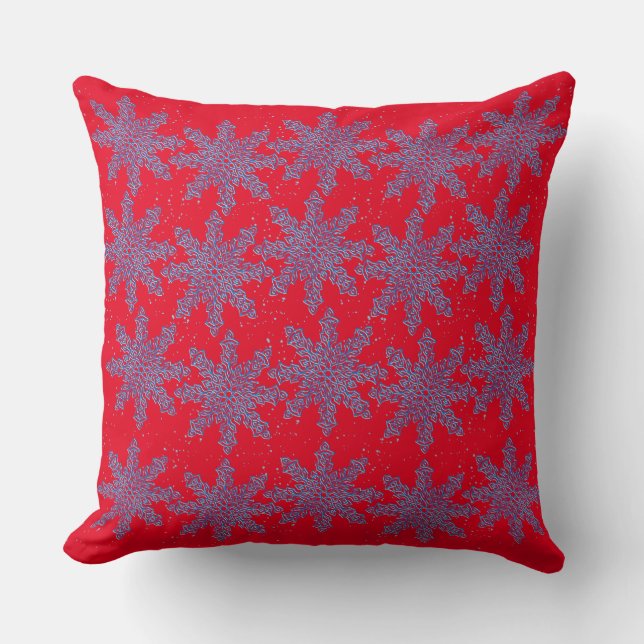Cojín decorativo Snow Flake (Anverso)