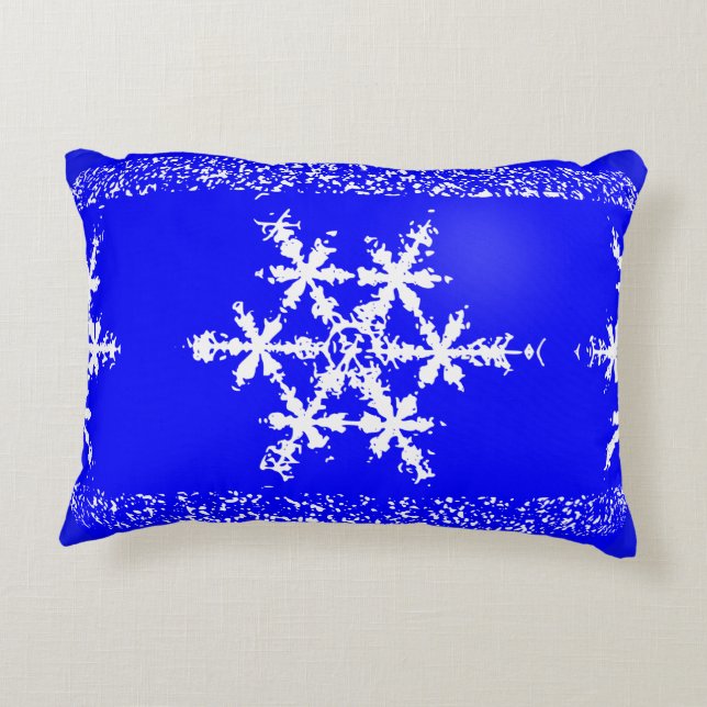 Cojín decorativo Snow Flake (Reverso)