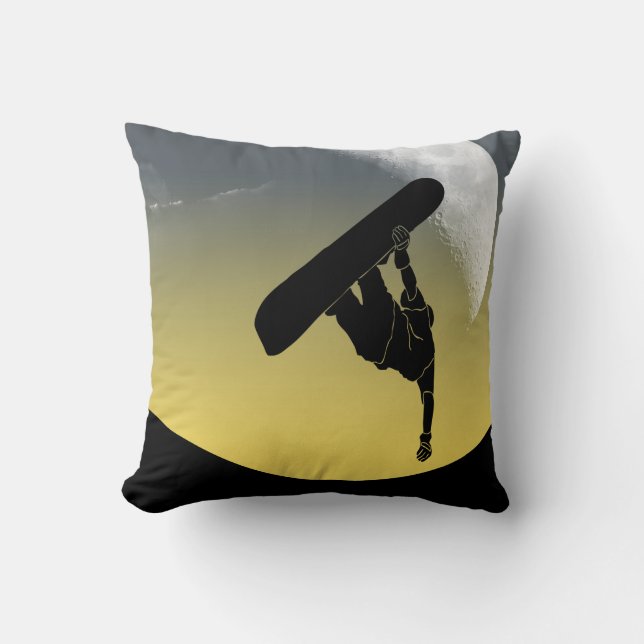 Cojín Decorativo Snowboard (Anverso)