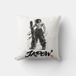 Cojín Decorativo Snowboard Brush Art - Standing Samurai Musashi