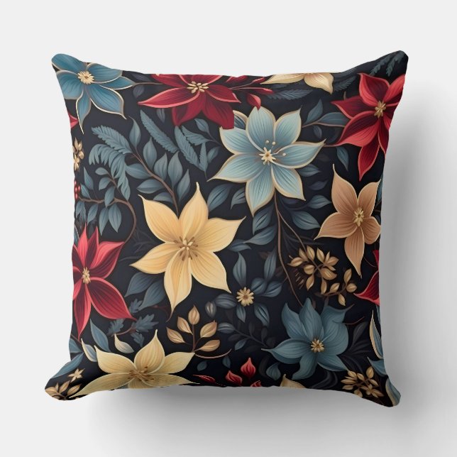 Cojín Decorativo Snowdrop Starry Blooms Botanical (Anverso)