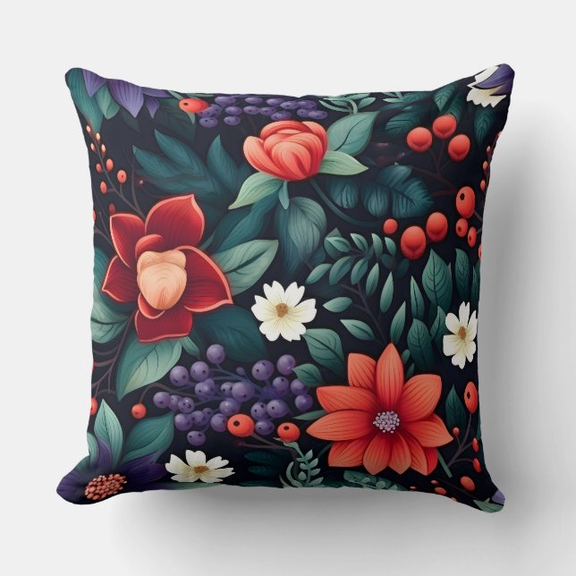 Cojín Decorativo Snowdrop Starry Blooms Botanical (Anverso)