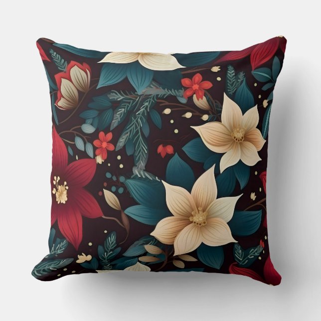 Cojín Decorativo Snowdrop Starry Blooms Botanical (Anverso)