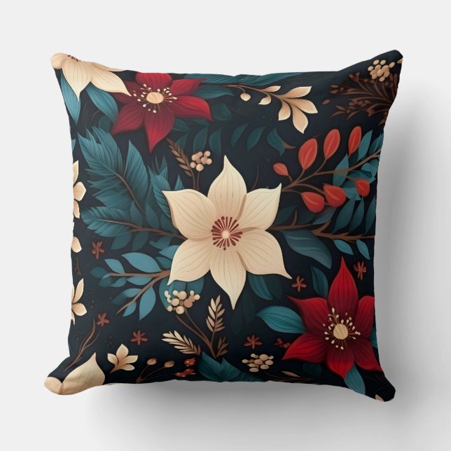 Cojín Decorativo Snowdrop Starry Blooms Botanical (Anverso)