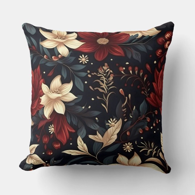 Cojín Decorativo Snowdrop Starry Blooms Botanical (Anverso)