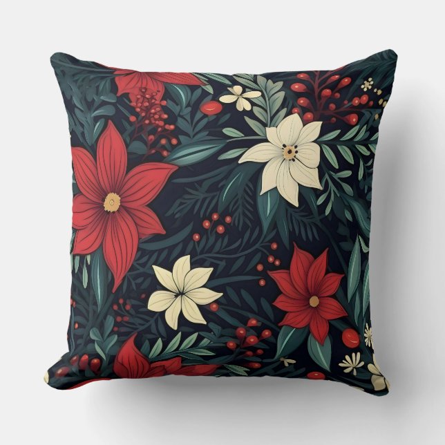 Cojín Decorativo Snowdrop Starry Blooms Botanical (Anverso)