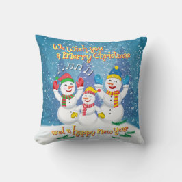 Cojín Decorativo SnowFamily - Navidades y Año Nuevo